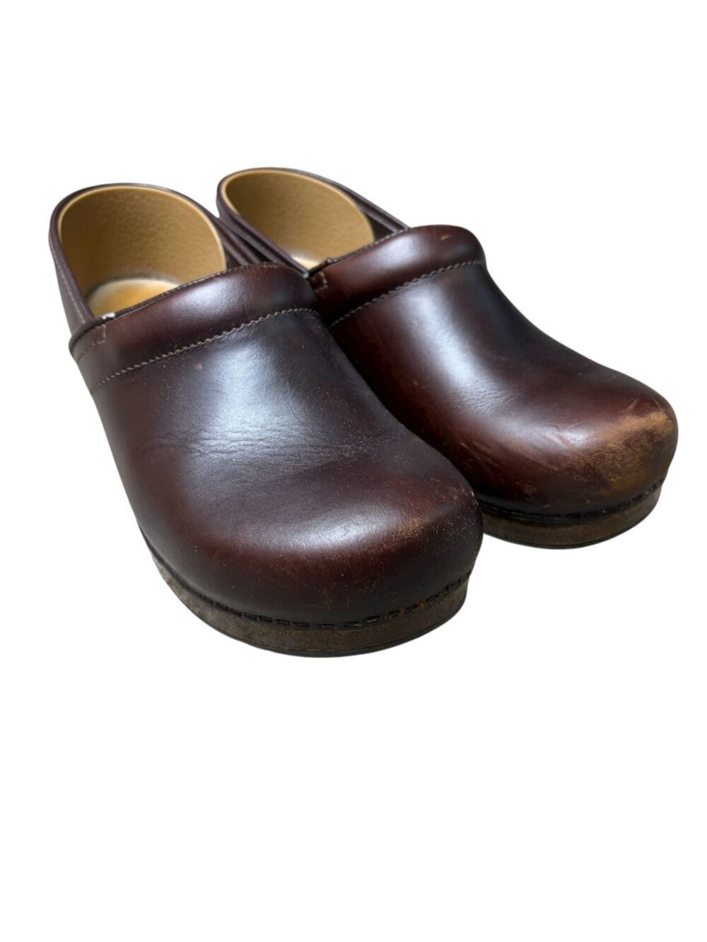 Dansko Professional Brown Oiled Leather Clogs Shoes Women's Size 41 US 10.5-11